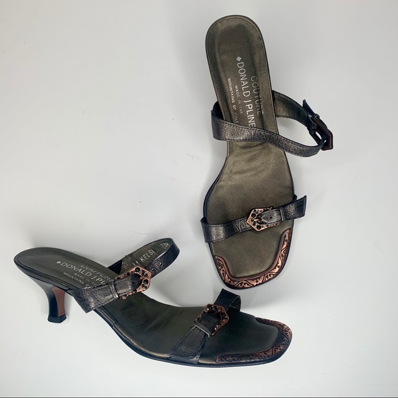 Donald J. Pliner Shoes - Donald J Pliner | Kitten Heel Slip On Sandal